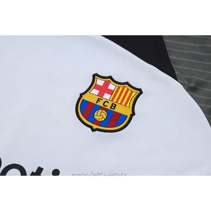 Chandal del Barcelona Manga Corta 2023-2024 Gris - Pantalon Corto